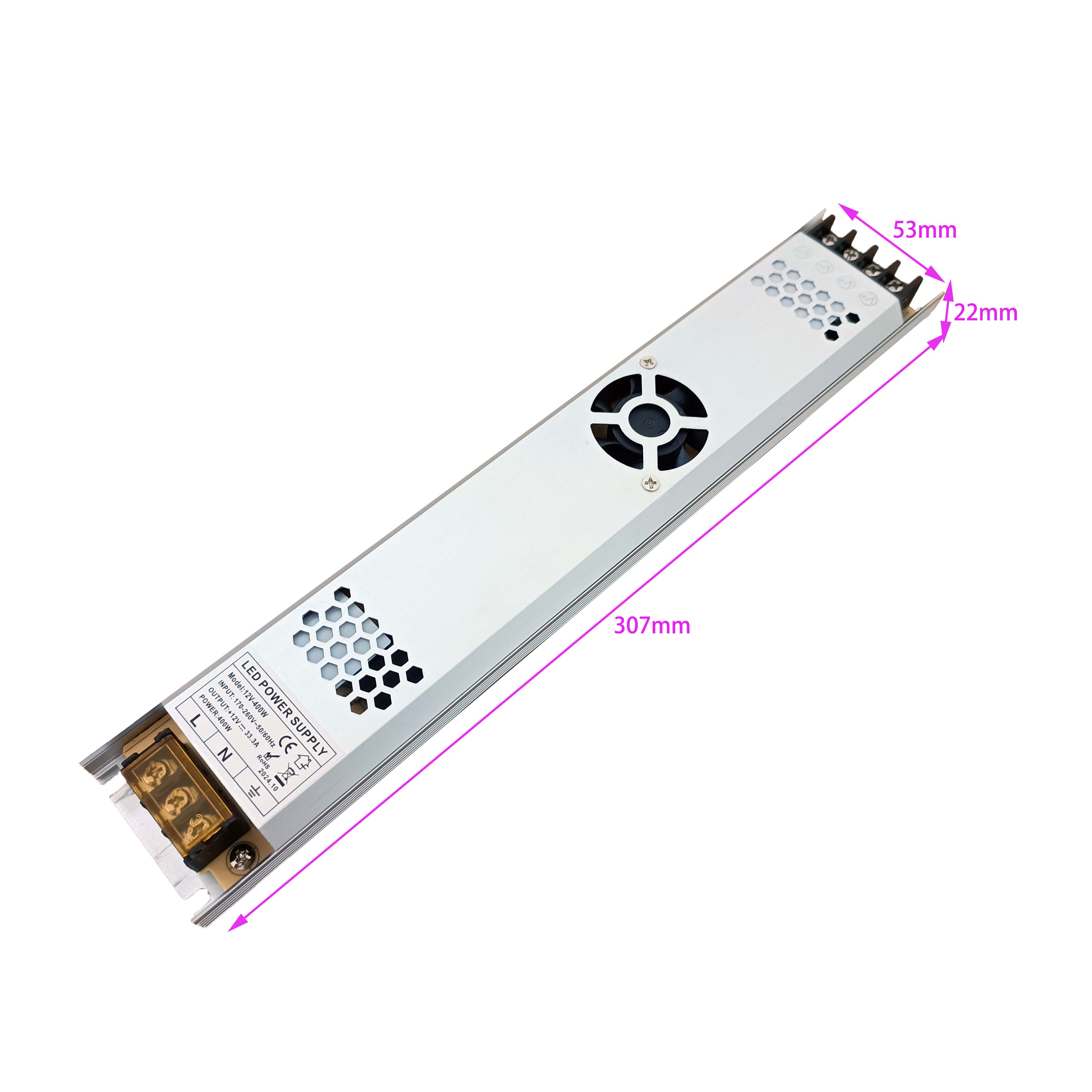 DC 12v 400w Ultra Thin Led light box Τροφοδοτικό