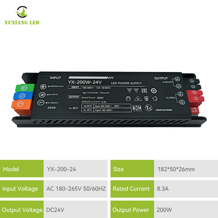 Τροφοδοτικό LED 24v 200w Led Linear Lighting